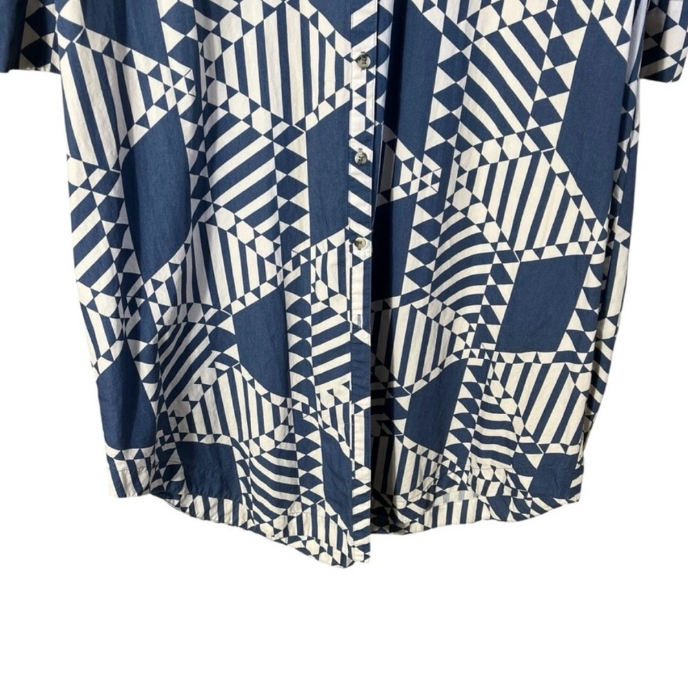 MAEVE x ANTHROPOLOGIE The Soren Long Sleeve Shirt Dress in Iris Blue - Picture 3 of 5